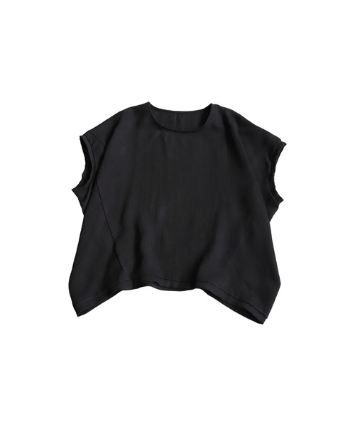 antiqua(アンティカ)の「レーヨンドレープカットソー(Tシャツ/カットソー・レディース・ブラック/ホワイト/ネイビー/グリーン/アッシュグレー・ONESIZE)」の16枚目の写真