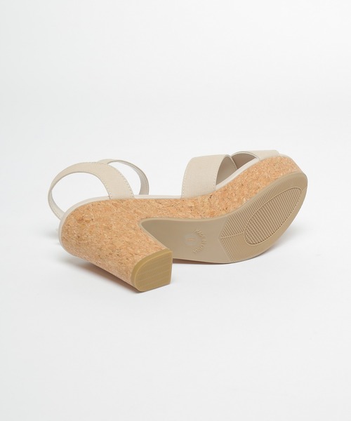 Honeys（ハニーズ）の「クロスヒールサンダル（サンダル・レディース・ベージュ/アイボリー/ブラック・L/LL/M/S）」の22枚目の写真