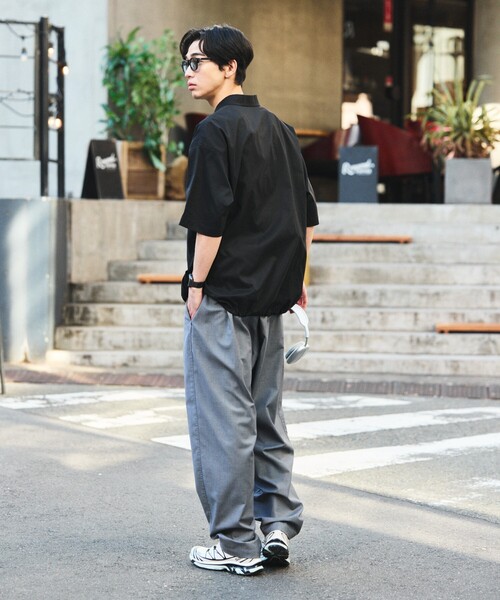 FREAK'S STORE（フリークスストア）の「限定展開 AiRide/エアライド リラックスフィット ポロシャツ（ポロシャツ・メンズ・グレイッシュベージュ/ブラック/チャコールグレー/ネイビー・SMALL/MEDIUM/LARGE）」の8枚目の写真