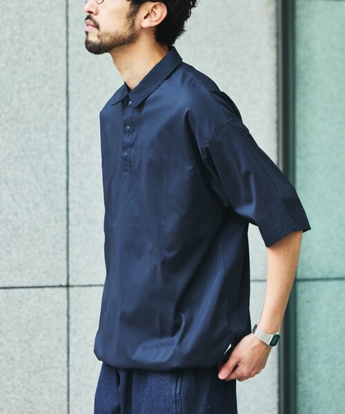 FREAK'S STORE（フリークスストア）の「限定展開 AiRide/エアライド リラックスフィット ポロシャツ（ポロシャツ・メンズ・グレイッシュベージュ/ブラック/チャコールグレー/ネイビー・SMALL/MEDIUM/LARGE）」の15枚目の写真