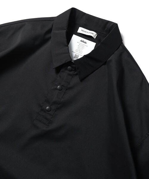 FREAK'S STORE（フリークスストア）の「限定展開 AiRide/エアライド リラックスフィット ポロシャツ（ポロシャツ・メンズ・グレイッシュベージュ/ブラック/チャコールグレー/ネイビー・SMALL/MEDIUM/LARGE）」の18枚目の写真
