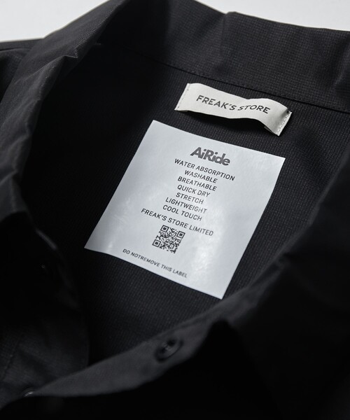 FREAK'S STORE（フリークスストア）の「限定展開 AiRide/エアライド リラックスフィット ポロシャツ（ポロシャツ・メンズ・グレイッシュベージュ/ブラック/チャコールグレー/ネイビー・SMALL/MEDIUM/LARGE）」の20枚目の写真