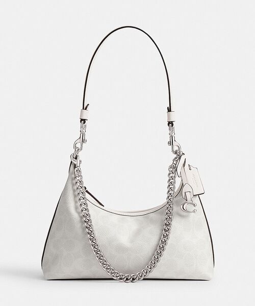 COACH(コーチ)の「ジュリエット ショルダー バッグ 25・シグネチャー キャンバス(ショルダーバッグ・レディース・ホワイト系その他・ONE)」の7枚目の写真