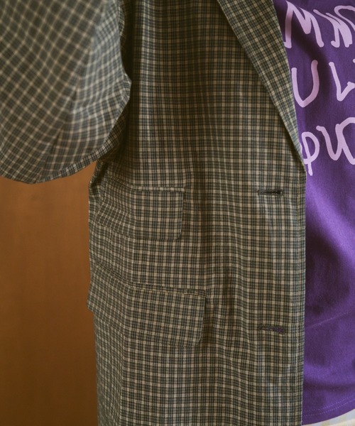 common gull products.（コモンガルプロダクツ）の「夜風に吹かれ寄るジャケット（テーラードジャケット・レディース・ブラック/ライトブルー・SMALL/MEDIUM/LARGE）」の12枚目の写真