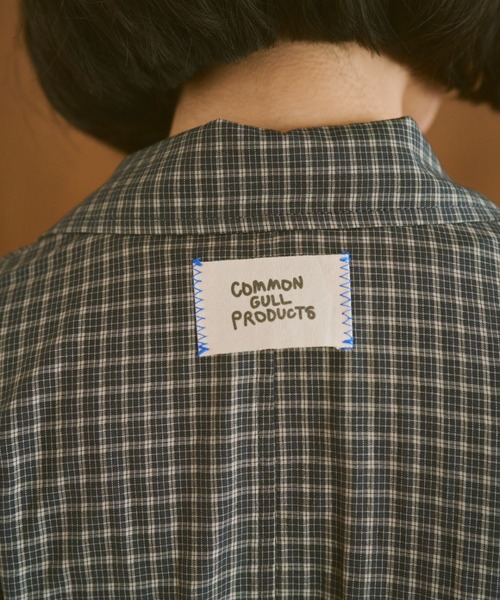 common gull products.（コモンガルプロダクツ）の「夜風に吹かれ寄るジャケット（テーラードジャケット・レディース・ブラック/ライトブルー・SMALL/MEDIUM/LARGE）」の15枚目の写真