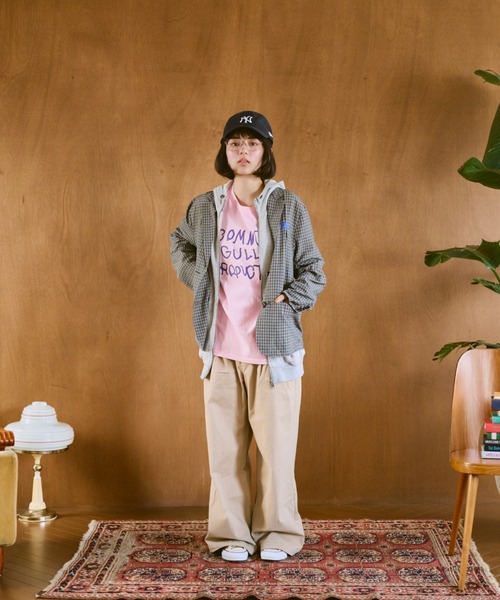 common gull products.（コモンガルプロダクツ）の「夜風に吹かれ寄るジャケット（テーラードジャケット・レディース・ブラック/ライトブルー・SMALL/MEDIUM/LARGE）」の17枚目の写真