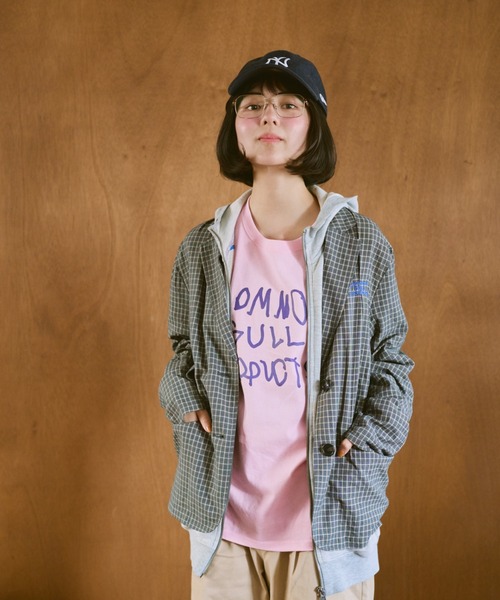 common gull products.（コモンガルプロダクツ）の「夜風に吹かれ寄るジャケット（テーラードジャケット・レディース・ブラック/ライトブルー・SMALL/MEDIUM/LARGE）」の19枚目の写真