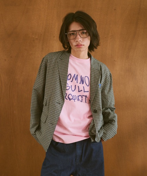 common gull products.（コモンガルプロダクツ）の「夜風に吹かれ寄るジャケット（テーラードジャケット・レディース・ブラック/ライトブルー・SMALL/MEDIUM/LARGE）」の22枚目の写真