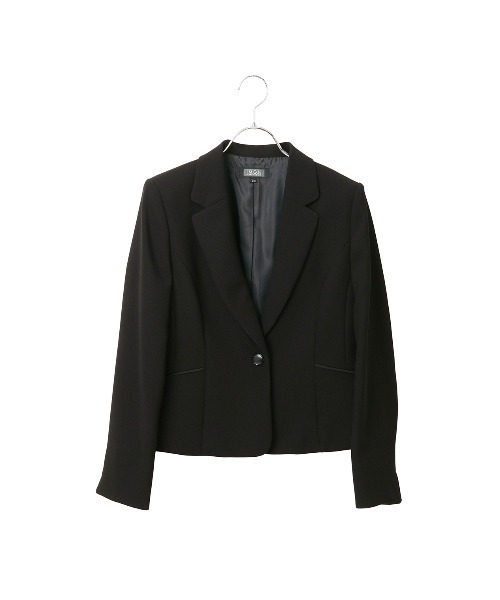 AOYAMA（アオヤマ）の「【ブラックフォーマルアンサンブル】＜2点セット＞テーラードカラージャケット＆前開きワンピース〈大きいサイズあり〉｜喪服・礼服・冠婚葬祭・オケージョン｜セットアップ対応可｜（スーツセット・レディース・ブラック・21号/27号/23号/25号/29号/9号/13号/17号/19号/7号/15号/11号）」の11枚目の写真