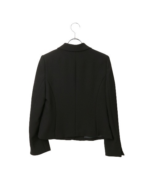AOYAMA（アオヤマ）の「【ブラックフォーマルアンサンブル】＜2点セット＞テーラードカラージャケット＆前開きワンピース〈大きいサイズあり〉｜喪服・礼服・冠婚葬祭・オケージョン｜セットアップ対応可｜（スーツセット・レディース・ブラック・21号/27号/23号/25号/29号/9号/13号/17号/19号/7号/15号/11号）」の12枚目の写真