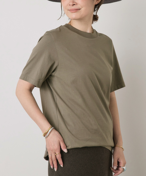 Mme.CREW Tシャツ　カーキ　完売 Mme.CREW Tシャツ（Tシャツ/カットソー）｜Deuxieme Classe