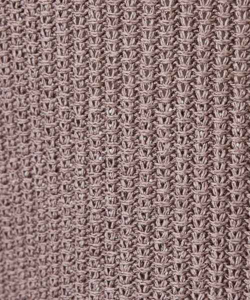 DESIGNWORKS（デザインワークス）の「和紙ニットTシャツ（Tシャツ/カットソー・メンズ・オレンジ/モカ/ライトベージュ/ブラック/カーキ/ブルー/レモンイエロー・46/48/50）」の16枚目の写真