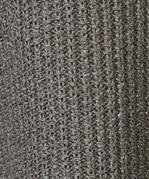 DESIGNWORKS（デザインワークス）の「和紙ニットTシャツ（Tシャツ/カットソー・メンズ・オレンジ/モカ/ライトベージュ/ブラック/カーキ/ブルー/レモンイエロー・46/48/50）」の17枚目の写真