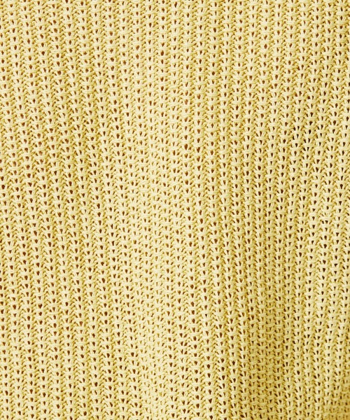 DESIGNWORKS（デザインワークス）の「和紙ニットTシャツ（Tシャツ/カットソー・メンズ・オレンジ/モカ/ライトベージュ/ブラック/カーキ/ブルー/レモンイエロー・46/48/50）」の21枚目の写真