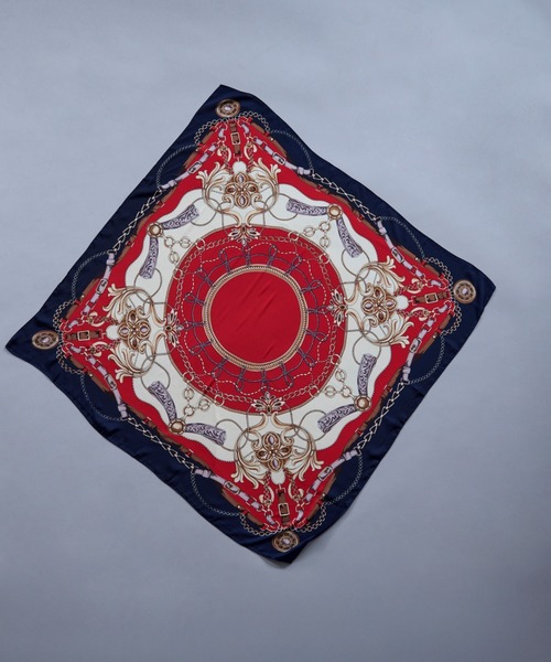 Ellno Loset（エルノロゼット）の「大判アソートスカーフ（バンダナ/スカーフ・メンズ・ブラック/ボルドー/グリーン/オレンジ/ネイビー/ブルー・FREE）」の8枚目の写真