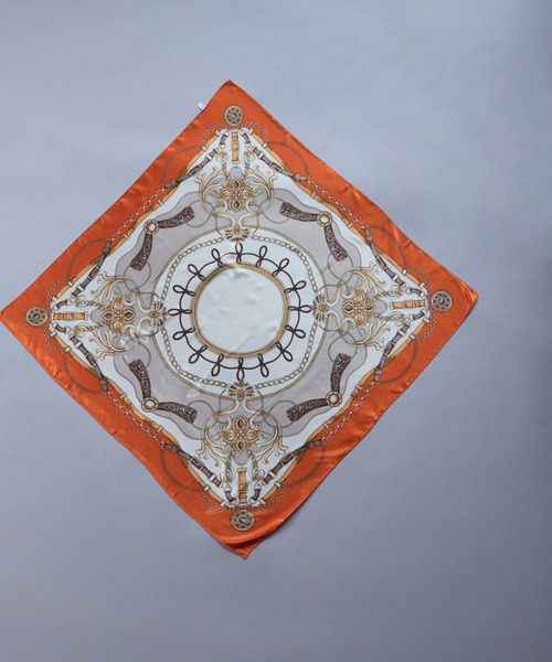 Ellno Loset（エルノロゼット）の「大判アソートスカーフ（バンダナ/スカーフ・メンズ・ブラック/ボルドー/グリーン/オレンジ/ネイビー/ブルー・FREE）」の12枚目の写真