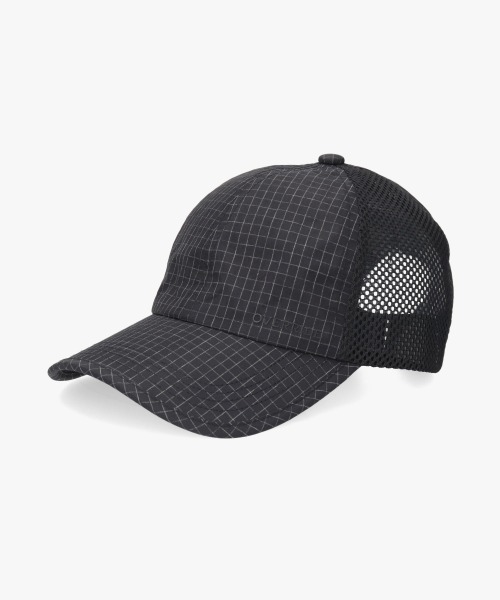 OVERRIDE(オーバーライド)の「OVERRIDE TAFFETA MESH CAP / オーバーライド(キャップ・レディース・ブラック/ピンク・57~59cm)」の3枚目の写真