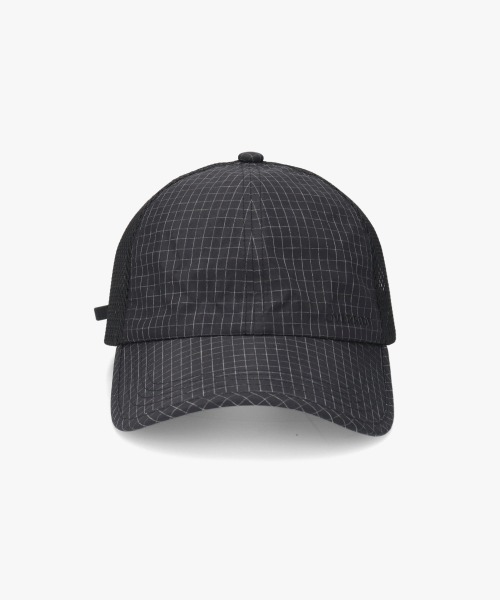 OVERRIDE(オーバーライド)の「OVERRIDE TAFFETA MESH CAP / オーバーライド(キャップ・レディース・ブラック/ピンク・57~59cm)」の4枚目の写真