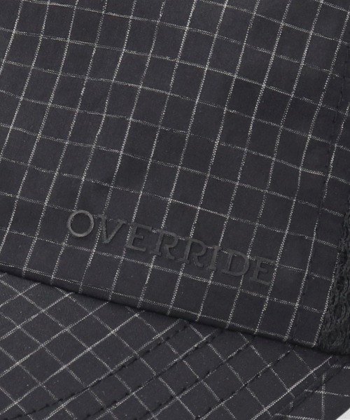 OVERRIDE(オーバーライド)の「OVERRIDE TAFFETA MESH CAP / オーバーライド(キャップ・レディース・ブラック/ピンク・57~59cm)」の9枚目の写真