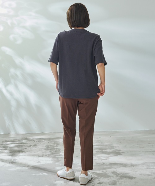 Arnold Palmer（アーノルドパーマー）の「寄り添うリネン シェア Tシャツ（Tシャツ/カットソー・レディース・ホワイト/チャコールグレー/ミント・LL/XS/L/M/S）」の4枚目の写真