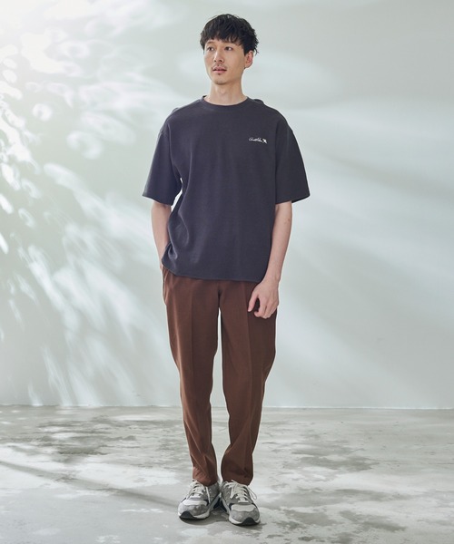 Arnold Palmer（アーノルドパーマー）の「寄り添うリネン シェア Tシャツ（Tシャツ/カットソー・レディース・ホワイト/チャコールグレー/ミント・LL/XS/L/M/S）」の9枚目の写真