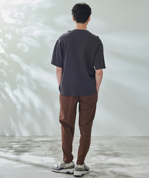 Arnold Palmer（アーノルドパーマー）の「寄り添うリネン シェア Tシャツ（Tシャツ/カットソー・レディース・ホワイト/チャコールグレー/ミント・LL/XS/L/M/S）」の7枚目の写真