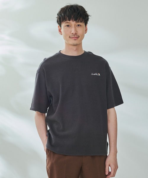 Arnold Palmer（アーノルドパーマー）の「寄り添うリネン シェア Tシャツ（Tシャツ/カットソー・レディース・ホワイト/チャコールグレー/ミント・LL/XS/L/M/S）」の20枚目の写真