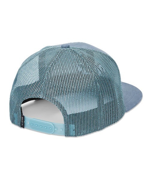 RVCA(ルーカ)の「RVCA メンズ FROND SCRIPT TRUCKER キャップ 【2025年夏モデル】/ルーカロゴキャップ(帽子)(キャップ・メンズ・ブルー系その他/ブラック・FREE)」の4枚目の写真