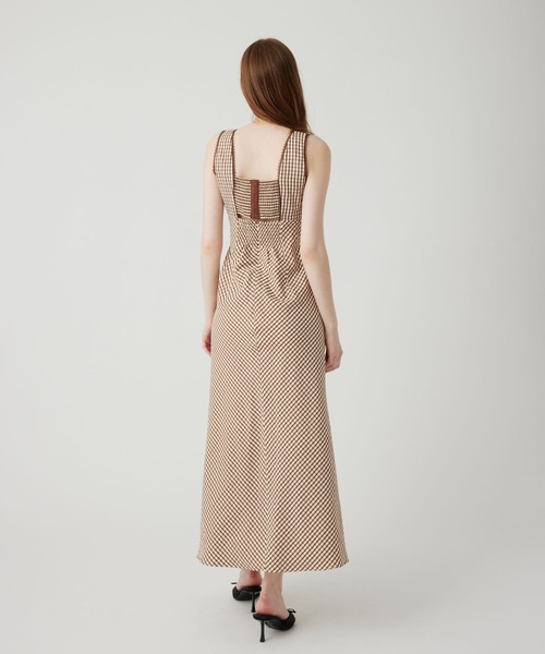 deicy ギンガムチェックロングワンピース ギンガムチェックロングワンピース（ワンピース）｜DEICY