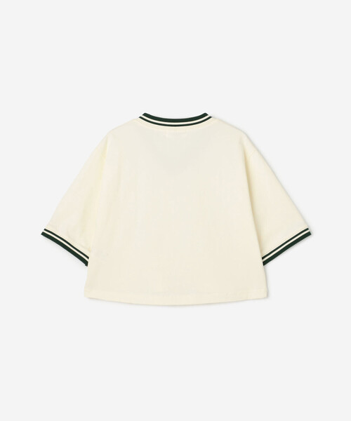 GYMPHLEX(ジムフレックス)の「Gymphlex | ラインリブ Vネック半袖プルオーバー WOMEN(Tシャツ/カットソー・レディース・ホワイト系その他5/ホワイト系その他6・14)」の10枚目の写真