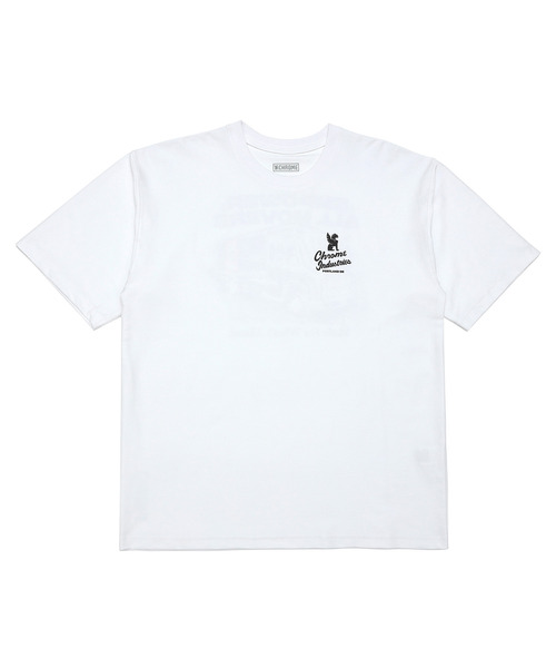 CHROME（クローム）の「［ CHROME / クローム ］LSC TEE WIDE FIT CHROME VAN / ライムストーン ケーブ ティー ワイド フィット クローム ヴァン 接触冷感 空間冷却 鍾乳洞TEE（Tシャツ/カットソー・メンズ・ブラック/ホワイト・M/L/XL）」の4枚目の写真