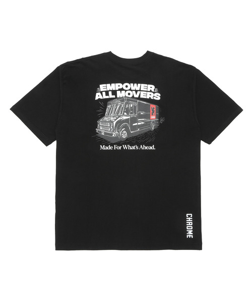 CHROME（クローム）の「［ CHROME / クローム ］LSC TEE WIDE FIT CHROME VAN / ライムストーン ケーブ ティー ワイド フィット クローム ヴァン 接触冷感 空間冷却 鍾乳洞TEE（Tシャツ/カットソー・メンズ・ブラック/ホワイト・M/L/XL）」の7枚目の写真