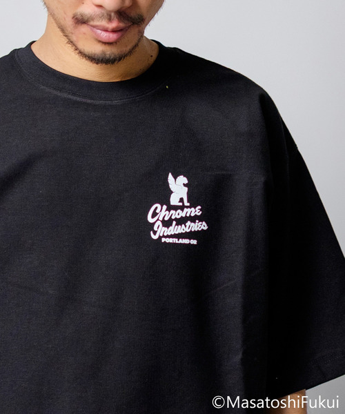 CHROME（クローム）の「［ CHROME / クローム ］LSC TEE WIDE FIT CHROME VAN / ライムストーン ケーブ ティー ワイド フィット クローム ヴァン 接触冷感 空間冷却 鍾乳洞TEE（Tシャツ/カットソー・メンズ・ブラック/ホワイト・M/L/XL）」の19枚目の写真