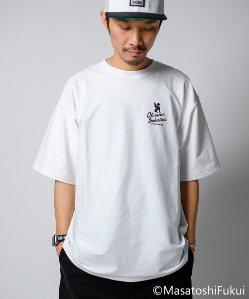 CHROME（クローム）の「［ CHROME / クローム ］LSC TEE WIDE FIT CHROME VAN / ライムストーン ケーブ ティー ワイド フィット クローム ヴァン 接触冷感 空間冷却 鍾乳洞TEE（Tシャツ/カットソー・メンズ・ブラック/ホワイト・M/L/XL）」の12枚目の写真