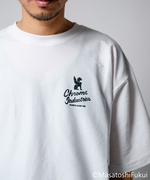 CHROME / クローム ］LSC TEE WIDE FIT CHROME VAN / ライムストーン 