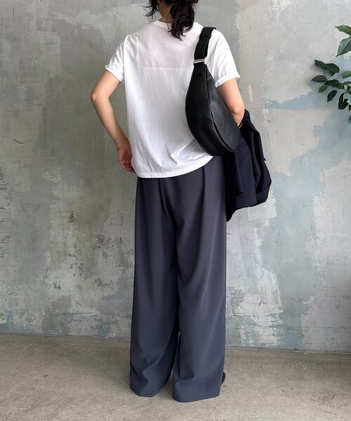 RIVE DROITE(リヴドロワ)の「【遊び心◎】SOURIRE Tee(Tシャツ/カットソー・レディース・ホワイト/ブラウン/ベージュ・FREE)」の7枚目の写真