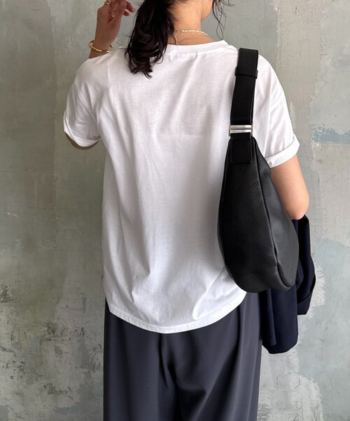 RIVE DROITE(リヴドロワ)の「【遊び心◎】SOURIRE Tee(Tシャツ/カットソー・レディース・ホワイト/ブラウン/ベージュ・FREE)」の10枚目の写真