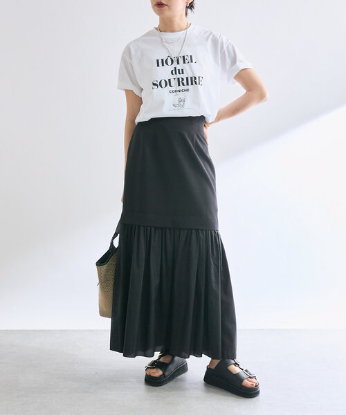 RIVE DROITE(リヴドロワ)の「【遊び心◎】SOURIRE Tee(Tシャツ/カットソー・レディース・ホワイト/ブラウン/ベージュ・FREE)」の11枚目の写真