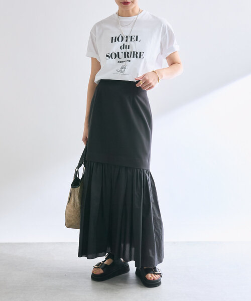 RIVE DROITE(リヴドロワ)の「【遊び心◎】SOURIRE Tee(Tシャツ/カットソー・レディース・ホワイト/ブラウン/ベージュ・FREE)」の12枚目の写真