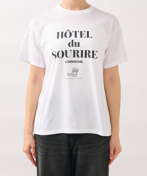 RIVE DROITE(リヴドロワ)の「【遊び心◎】SOURIRE Tee(Tシャツ/カットソー・レディース・ホワイト/ブラウン/ベージュ・FREE)」の18枚目の写真