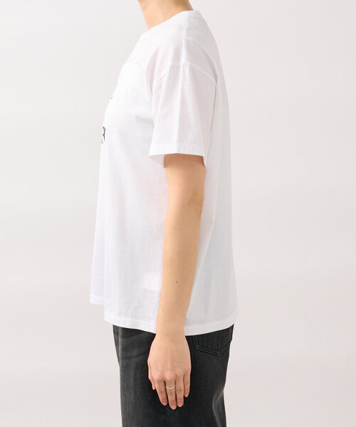 RIVE DROITE(リヴドロワ)の「【遊び心◎】SOURIRE Tee(Tシャツ/カットソー・レディース・ホワイト/ブラウン/ベージュ・FREE)」の19枚目の写真