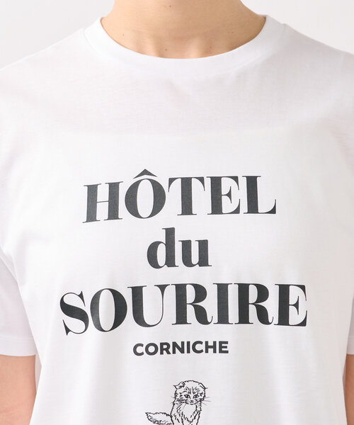 RIVE DROITE(リヴドロワ)の「【遊び心◎】SOURIRE Tee(Tシャツ/カットソー・レディース・ホワイト/ブラウン/ベージュ・FREE)」の21枚目の写真