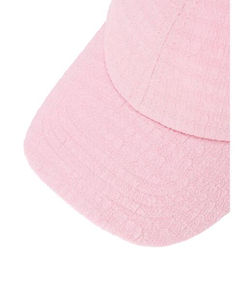 Samansa Mos2 Lagom（サマンサモスモスラーゴム）の「リボンキャップ（ハット・キッズ・ピンク/サックスブルー・大(L)/中(M)）」の6枚目の写真