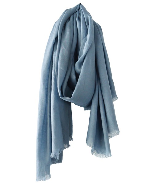 QUEENHEAD（クイーンヘッド）の「ガーゼストール（ストール/ショール・レディース・ベージュ系その他/ブルー系その他/クリーム/ブラック/アッシュグレー/チャコールグレー・FREE）」の20枚目の写真