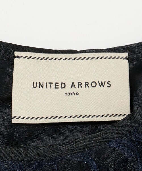 【新品】【未着用】ユナイテッドアローズ　カットジャガード　チュニック　ブラウス UNITED ARROWS LTD. OUTLET｜カットジャカード チュニック