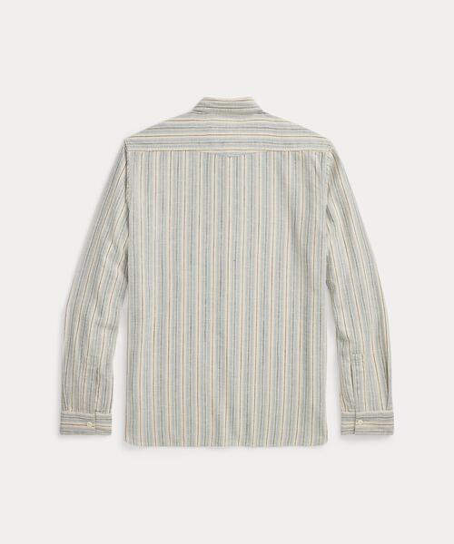 RRL ダブルアールエル　ラルフローレン 長袖シャツ ブルーストライプ　Sサイズ 楽天市場】RRL ダブルアールエル ラルフローレン シャツ サイズ