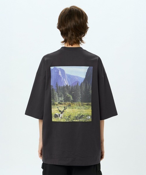 THE NORTH FACE(ザノースフェイス)の「THE NORTH FACE S/S YOSEMITE SCENERY TEE(ザ ノース フェイス ショートスリーブヨセミテシーナリーティー)(Tシャツ/カットソー・メンズ・ブラック系/ネイビー系/グレー系/ホワイト系・X-LARGE/LARGE/MEDIUM)」の6枚目の写真