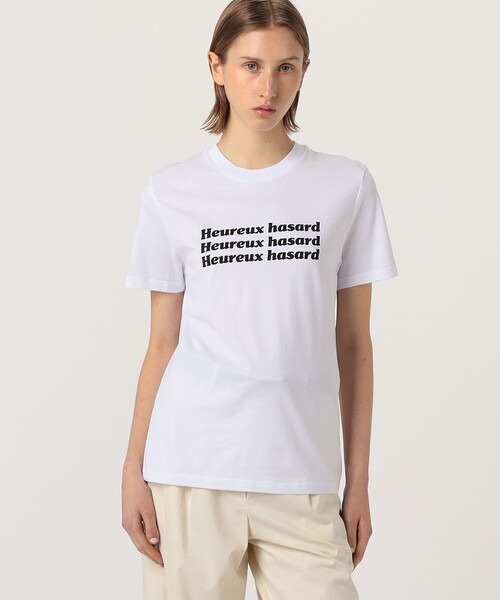 Les petits basics（ルベーシック）の「Les Petits Basics Happy Coincidence ハーフスリーブプルオーバー（Tシャツ/カットソー・レディース・ホワイト系その他・XS）」の3枚目の写真