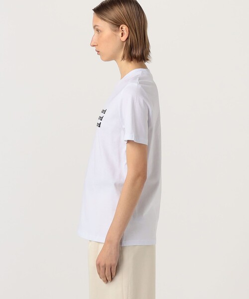 Les petits basics（ルベーシック）の「Les Petits Basics Happy Coincidence ハーフスリーブプルオーバー（Tシャツ/カットソー・レディース・ホワイト系その他・XS）」の4枚目の写真