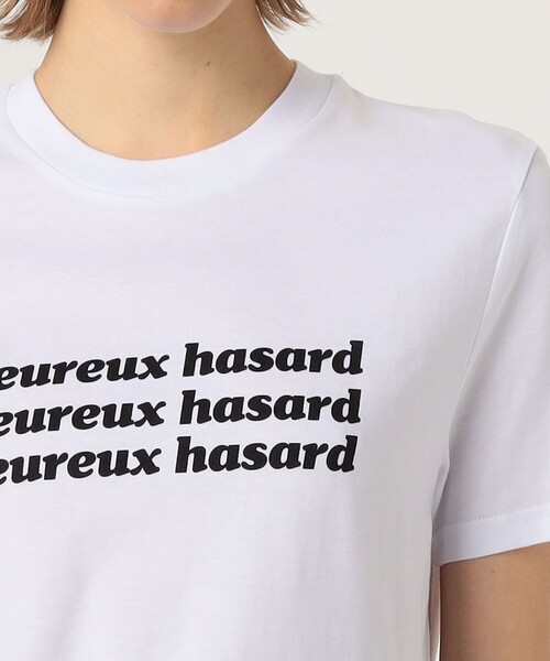 Les petits basics（ルベーシック）の「Les Petits Basics Happy Coincidence ハーフスリーブプルオーバー（Tシャツ/カットソー・レディース・ホワイト系その他・XS）」の6枚目の写真